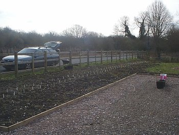 Picture of the work underway