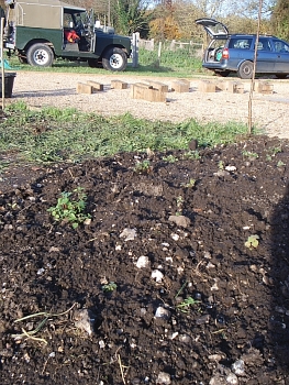 Picture of the work underway