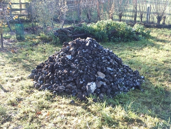 Picture of the work underway