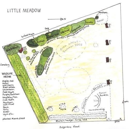 Artist impression of the layout of Little Meadow