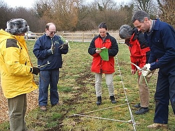 Picture of volunteers at work