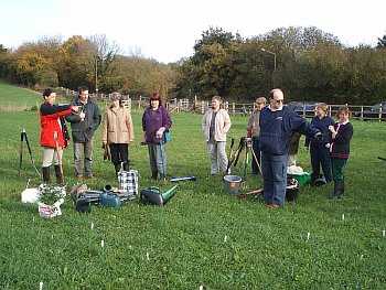 Picture of volunteers at work