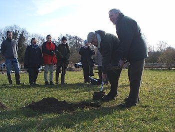 Picture of the work underway