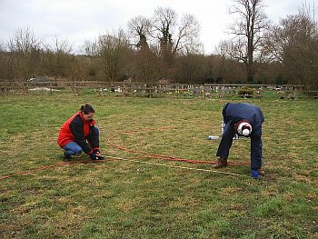 Picture of volunteers at work