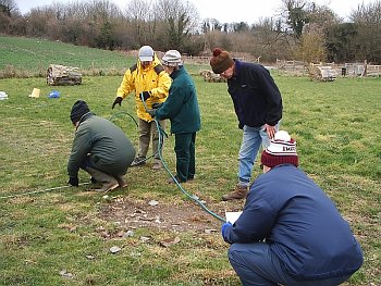 Picture of volunteers at work