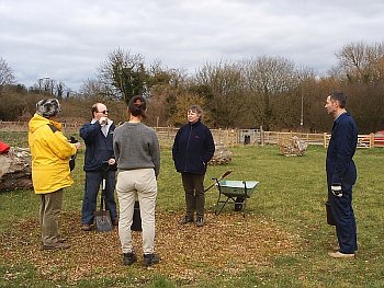 Picture of volunteers at work