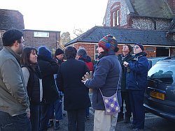 Birdwatchers about to set off